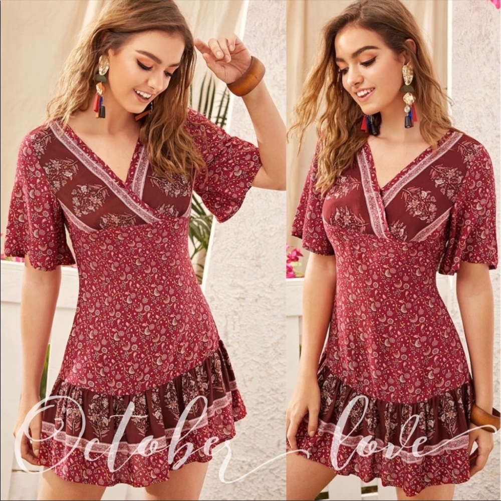 RED HOT! Red Mini Dress